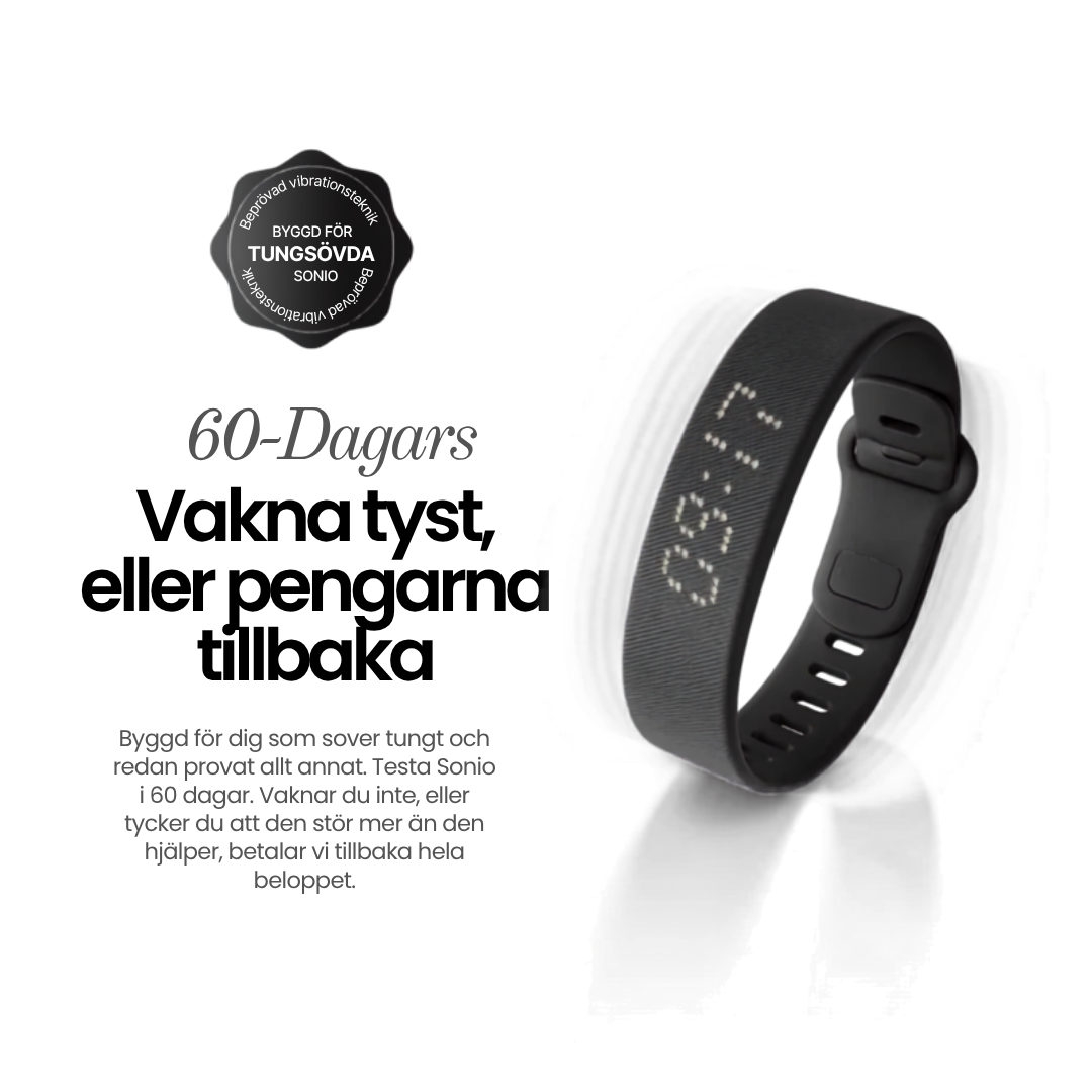 Sonio™ - Tyst larm som faktiskt fungerar